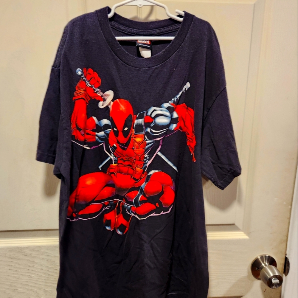 MAD Engine Marvel Graphic Tee in Black and Red